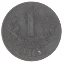 Монета Дания 1 эре 1946