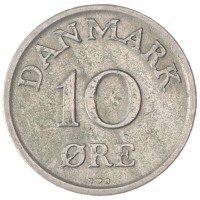 Дания 10 эре 1950