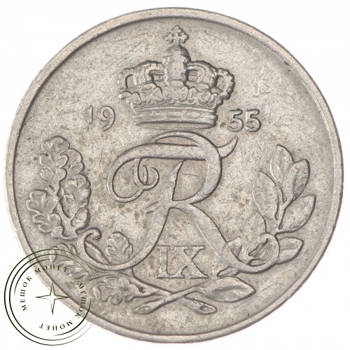Дания 10 эре 1955 — 30393894-1D