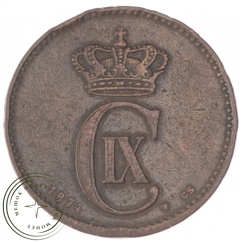 Дания 2 эре 1874 — 40003190-1