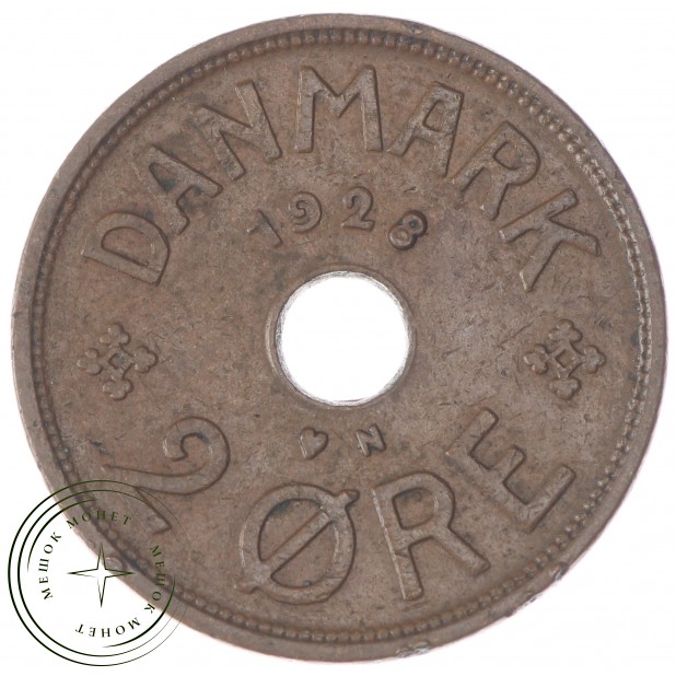 Дания 2 эре 1928