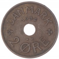 Дания 2 эре 1936