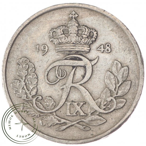 Дания 25 эре 1948