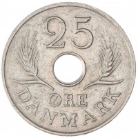 Дания 25 эре 1967