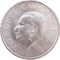 Монета Турция 25000 лир 1996