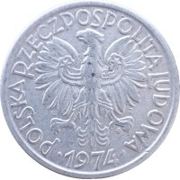 Монета Польша 2 злотых 1974