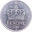Норвегия 1 крона 1982