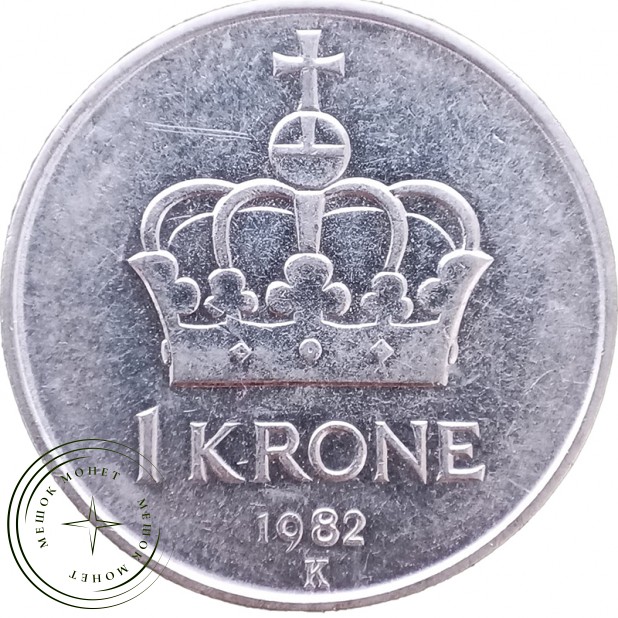 Норвегия 1 крона 1982 — 937046197