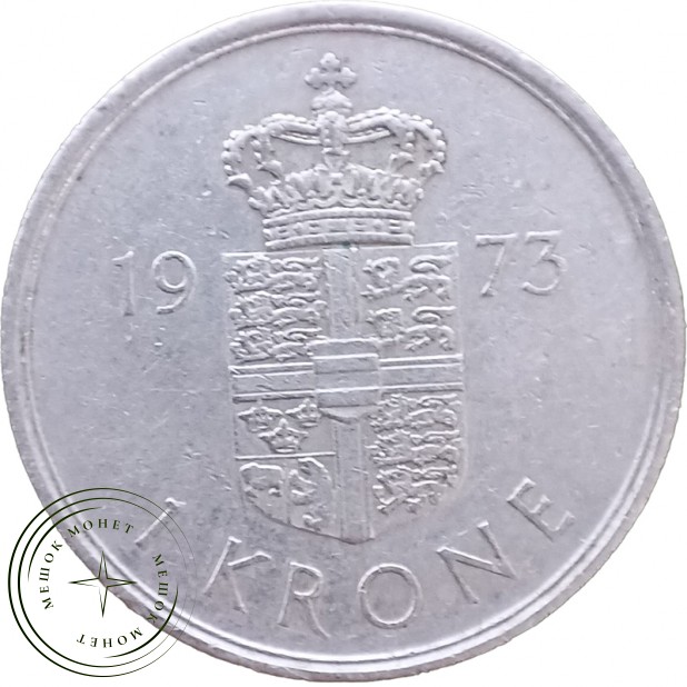 Дания 1 крона 1973 — 937046195