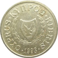 Монета Кипр 10 центов 1993