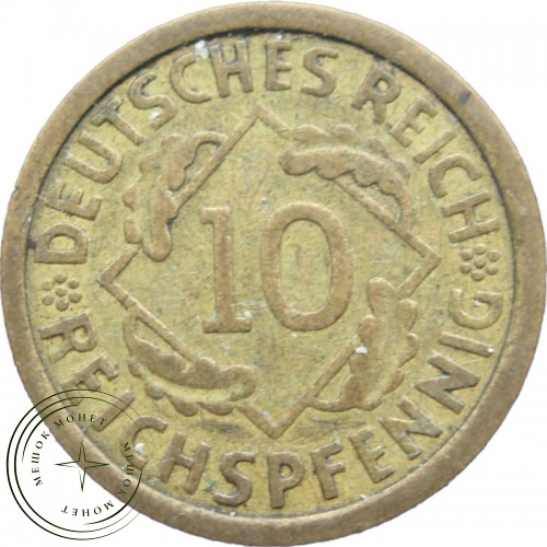 Германия 10 рейхспфеннигов 1924 — 31967552-1
