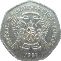 Монета Сан-Томе и Принсипи 2000 добр 1997