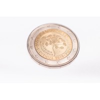 Монета Словения 2 евро 2010 Ботанический сад