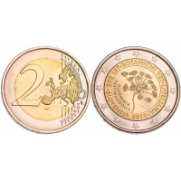 Монета Словения 2 евро 2010 Ботанический сад