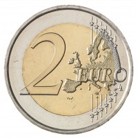 Монета Словения 2 евро 2010 Ботанический сад