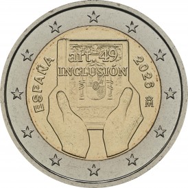 Монета Испания 2 евро 2026 Статья 49