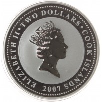 Острова Кука 2 доллара 2007 Мотоциклы 30-х: Matchless Silver Hawk