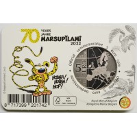 Монета Бельгия 5 евро 2022 70-летие Марсупилами (2 буклета)