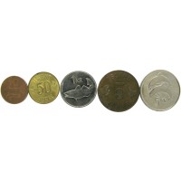 Набор монет Исландии (5 монет)