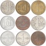 Набор монет Финляндии (9 монет)
