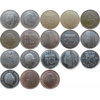 Набор монет Нидерландов (9 монет)