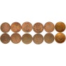 Набор монет 5 евроцентов (12 монет)