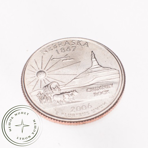 США 25 центов 2006 Небраска — 21721528