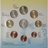 Монета Финляндия набор евро 2004 Муми-тролли Муми-папа и Муми-мама