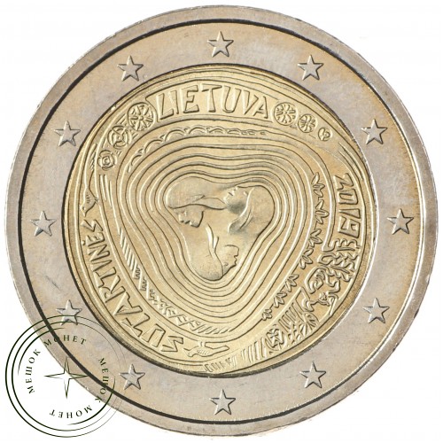 Литва 2 евро 2019 Сутартинес — 93699486
