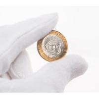 Монета 10 рублей 2001 Гагарин ММД UNC