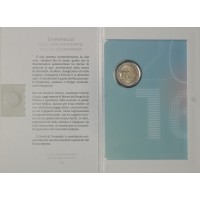 Монета Сан-Марино 2 евро 2016 550 лет со дня смерти скульптора Донателло (в буклете)