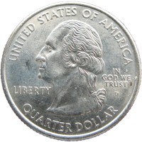 Монета США 25 центов 2000 Вирджиния