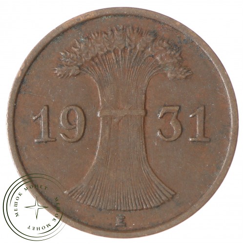 Германия 1 рейхспфенниг 1931 — 90621428