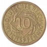 Германия 10 рейхспфеннигов 1925