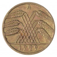 Монета Германия 10 рейхспфеннигов 1929
