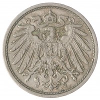 Монета Германия 10 рейхспфеннигов 1914