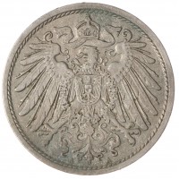 Монета Германия 10 рейхспфеннигов 1913