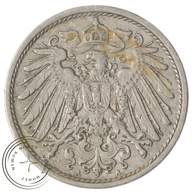 Германия 10 рейхспфеннигов 1912