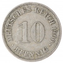 Монета Германия 10 рейхспфеннигов 1900