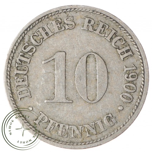 Германия 10 рейхспфеннигов 1900 — 31967283