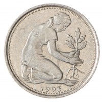 Германия 50 пфеннигов 1993