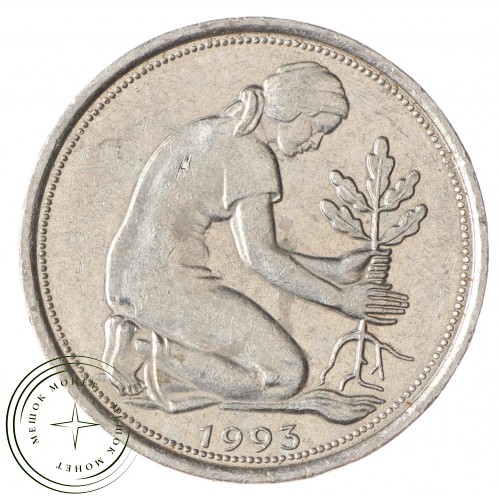 Германия 50 пфеннигов 1993 — 59386601-1