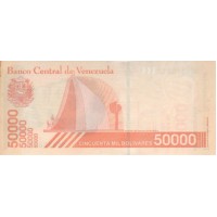 Банкнота Венесуэла 50000 боливаров 2019