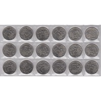 Набор 18 монет 5 рублей 2014 Набор 70 лет победы в ВОВ