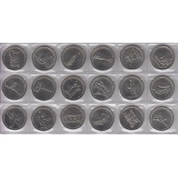 Набор 18 монет 5 рублей 2014 Набор 70 лет победы в ВОВ