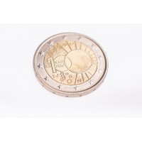 Монета Бельгия 2 евро 2013 100 лет Королевскому метеорологическому институту