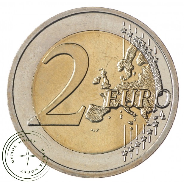 Бельгия 2 евро 2013 100 лет Королевскому метеорологическому институту