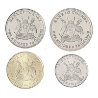 Уганда Набор монет 2015 (4 штуки)