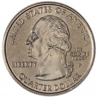 Монета США 25 центов 2000 Мэриленд