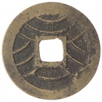 Монета Япония 4 мон